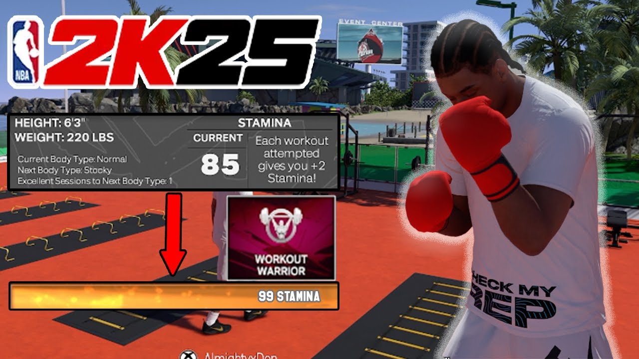 NBA2k25 Workout Script